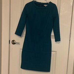 Boden Teal dress with pockets